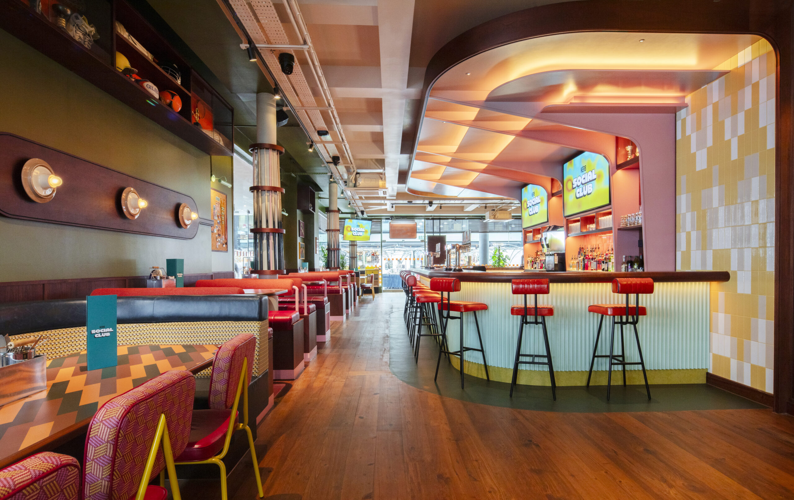 The club house dinning floor