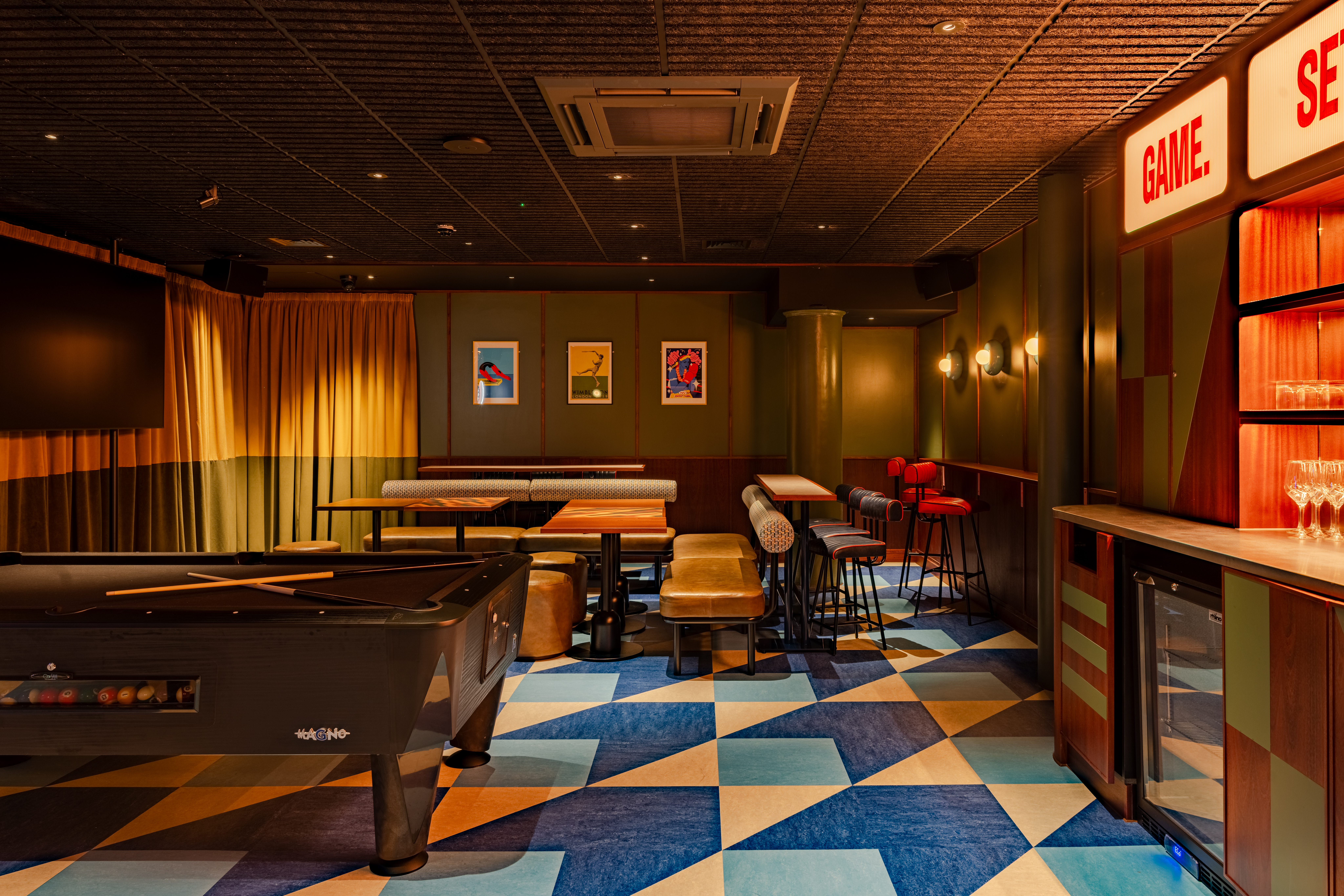 Watch the World Cup in one of KERB Sports Bar's private rooms for up to 40 guests. With huge screens, bars, pool tables and darts.